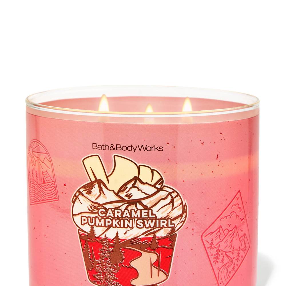 Caramel Pumpkin Swirl 3 Wick Candle