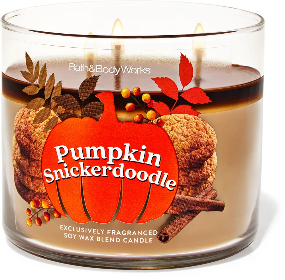 Pumpkin Snickerdoodle 3 Wick Candle