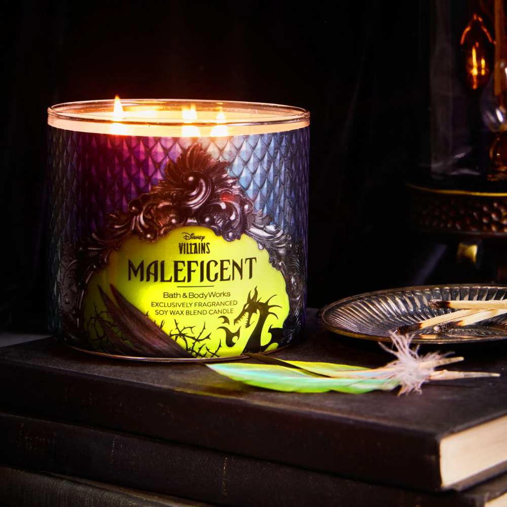 Maleficent 3 Wick Candle