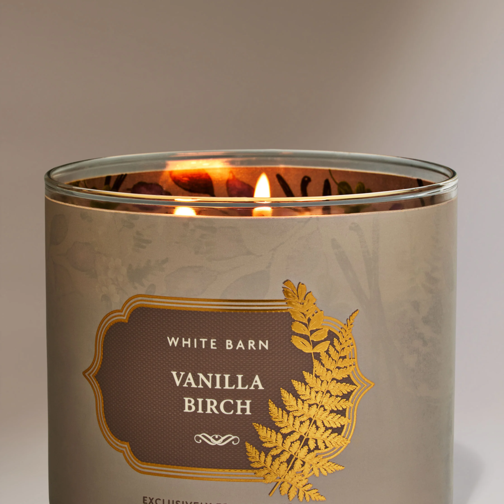 Vanilla Birch 3 Wick Candle