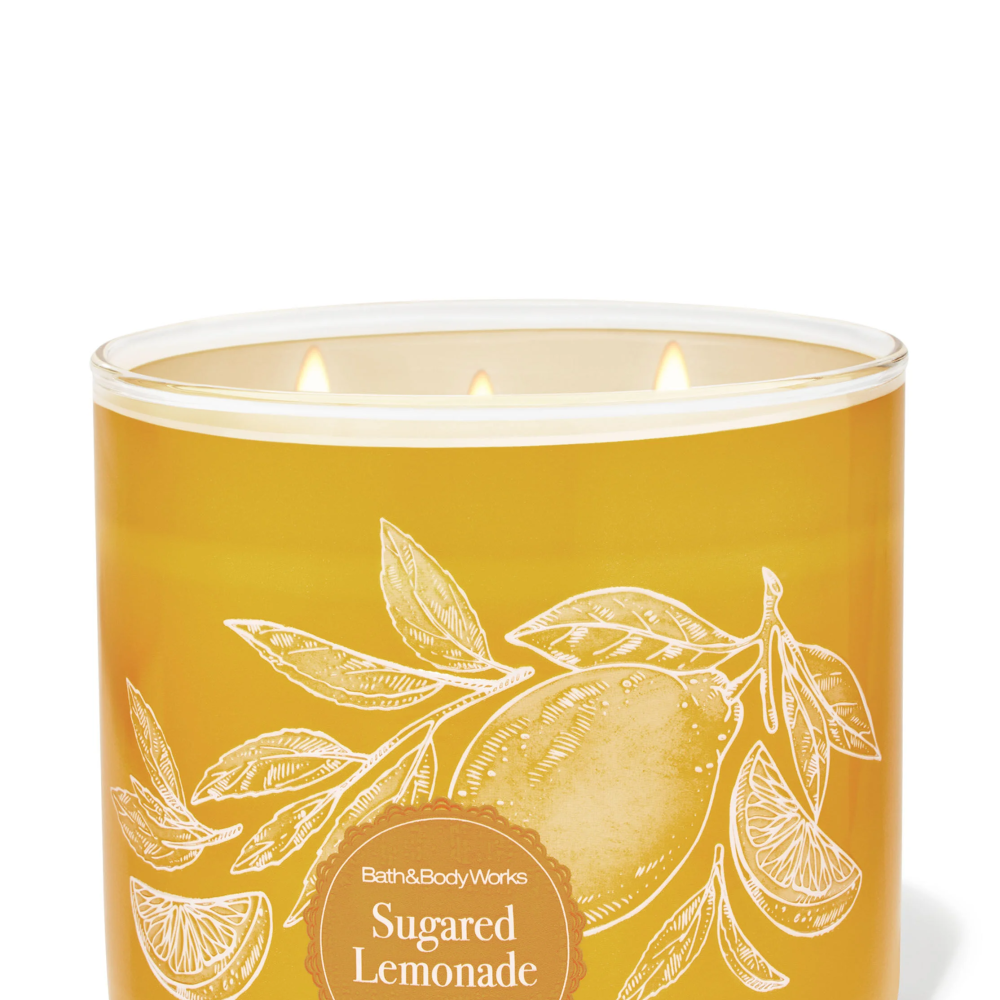 Sugared Lemonade 3 Wick Candle