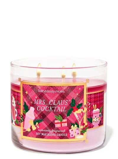 Mrs. Claus' Cocktail 3-Wick Candle