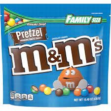 PRETZEL M&MS 9OZ